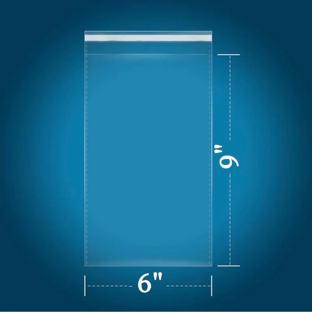 6”x9” Clear Poly Mailers - 20‎ Pack - Strong - Self-Sealing
